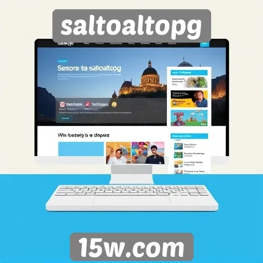 Novas funcionalidades do site saltoaltopg em destaque